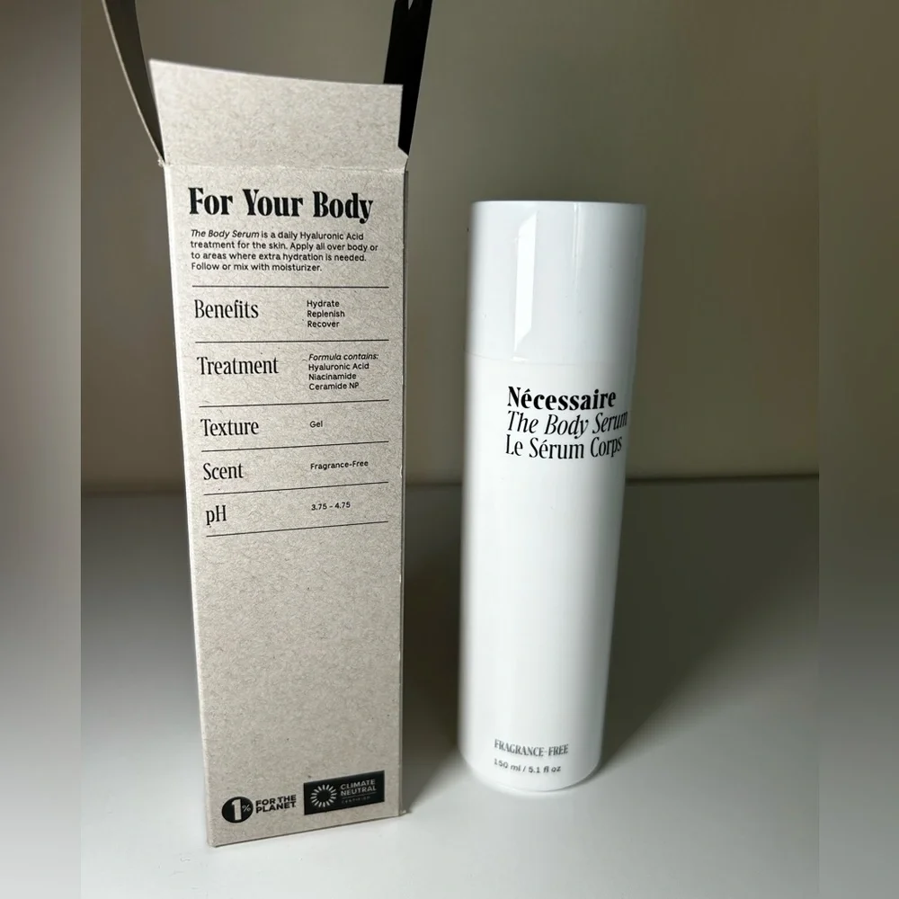 NIB Necessaire Body Serum - Full Size